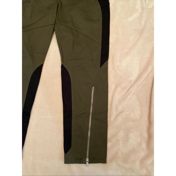 WOMENS ZARA PANTS SRPLS CRG 09 SURPLUS CARGO KHAKI SIZE Small 035 EUC - Picture 4 of 13